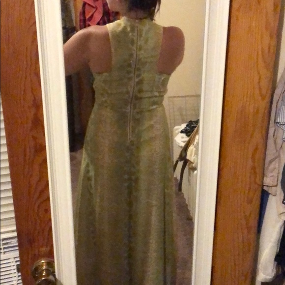Green/Yellow ‘scaled’ dress - Picture 7 of 7